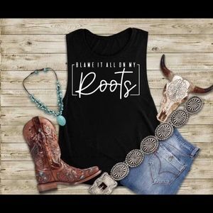Cute western rustic tees- Blame it all on my roots- Garth Brooks- Music